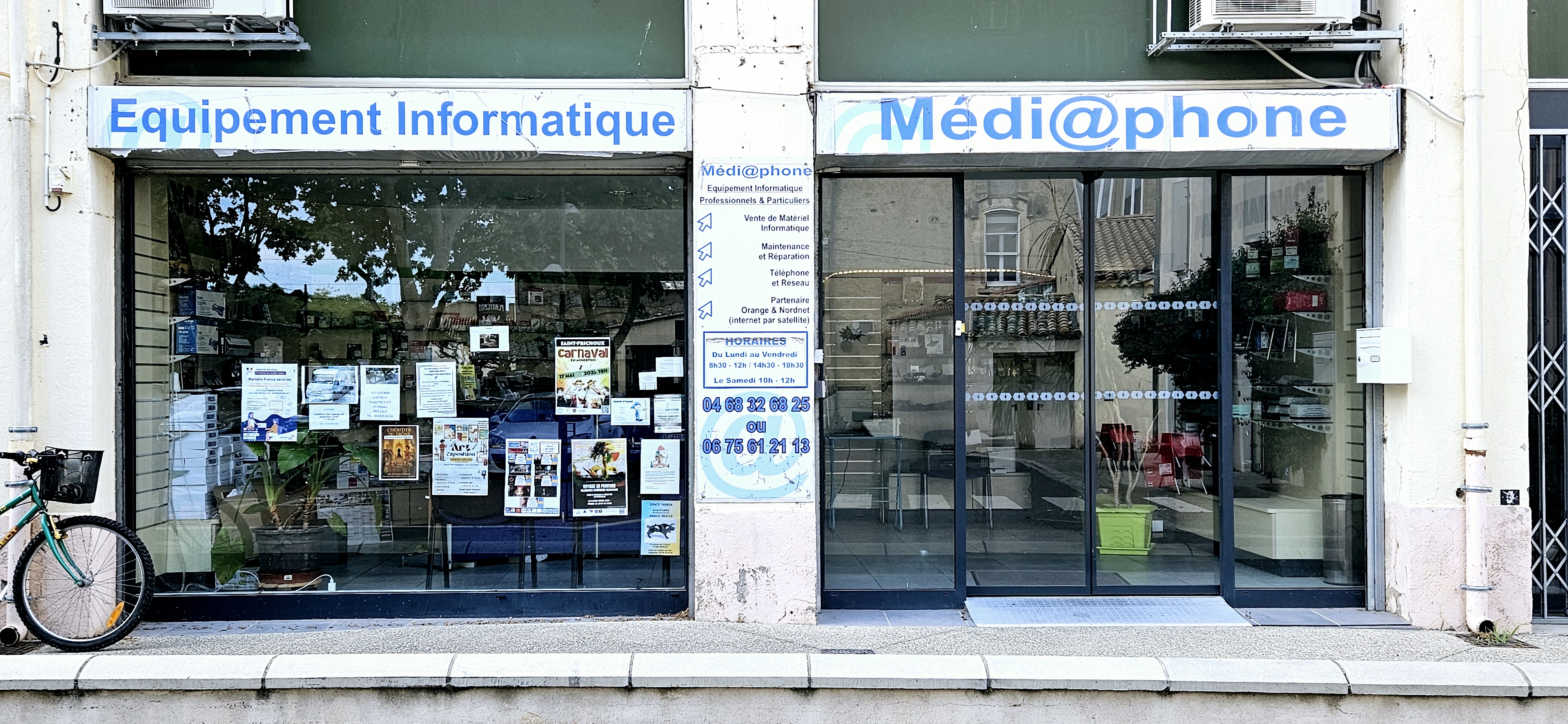 Devanture du magasin